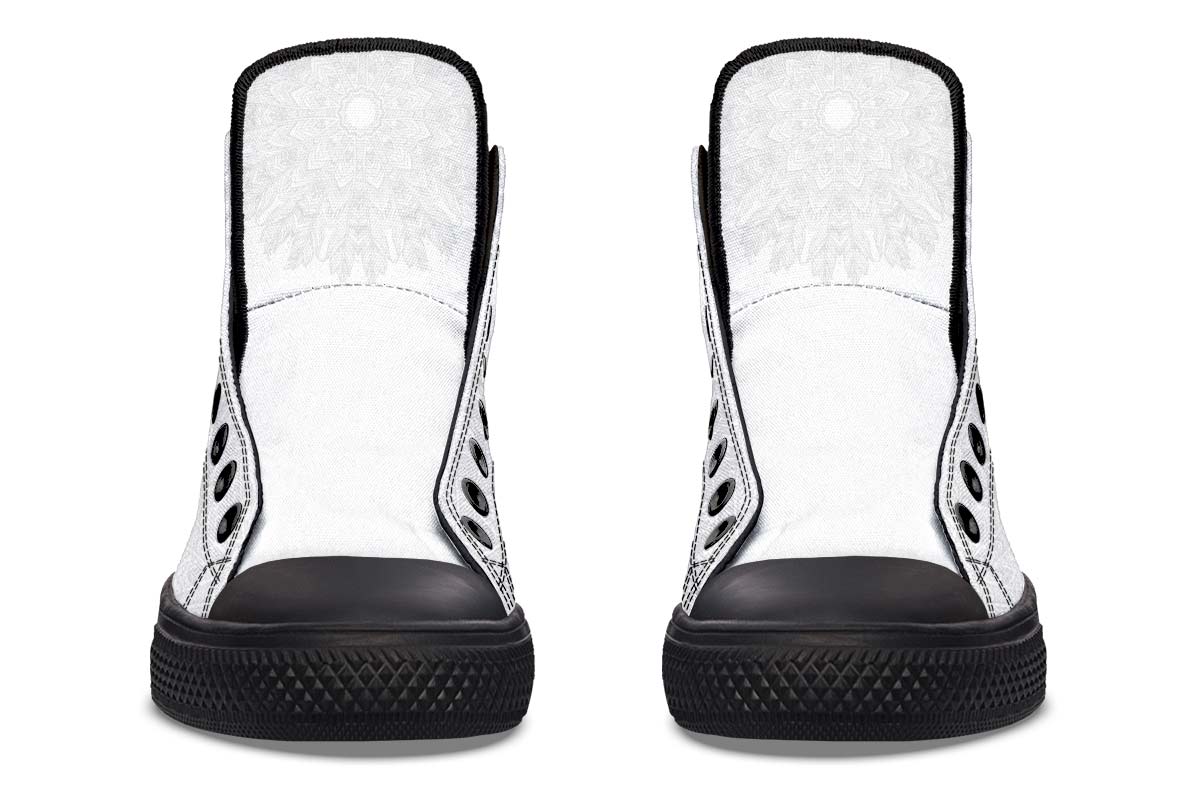 Printed Couple High-top Canvas Shoes