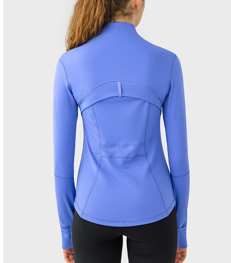 Buy Full Zip Up Fitted Yoga Jacket for Stylish Comfort at Divine Classiques