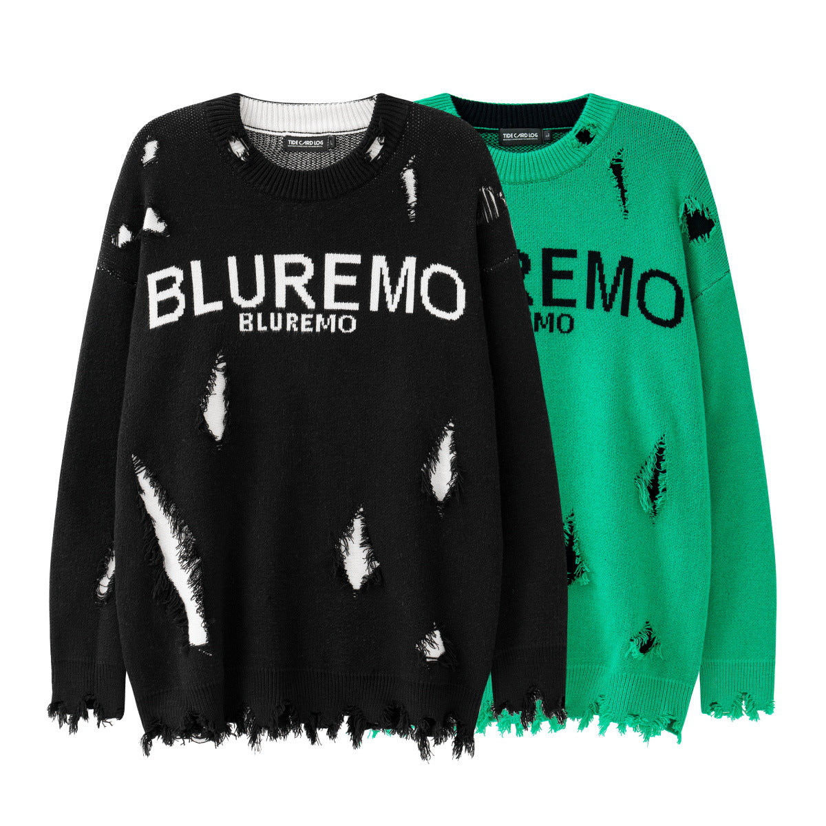 High-Grade Ripped Pullover Sweater