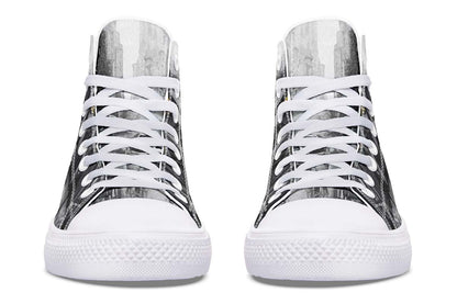 Printed Couple High-top Canvas Shoes