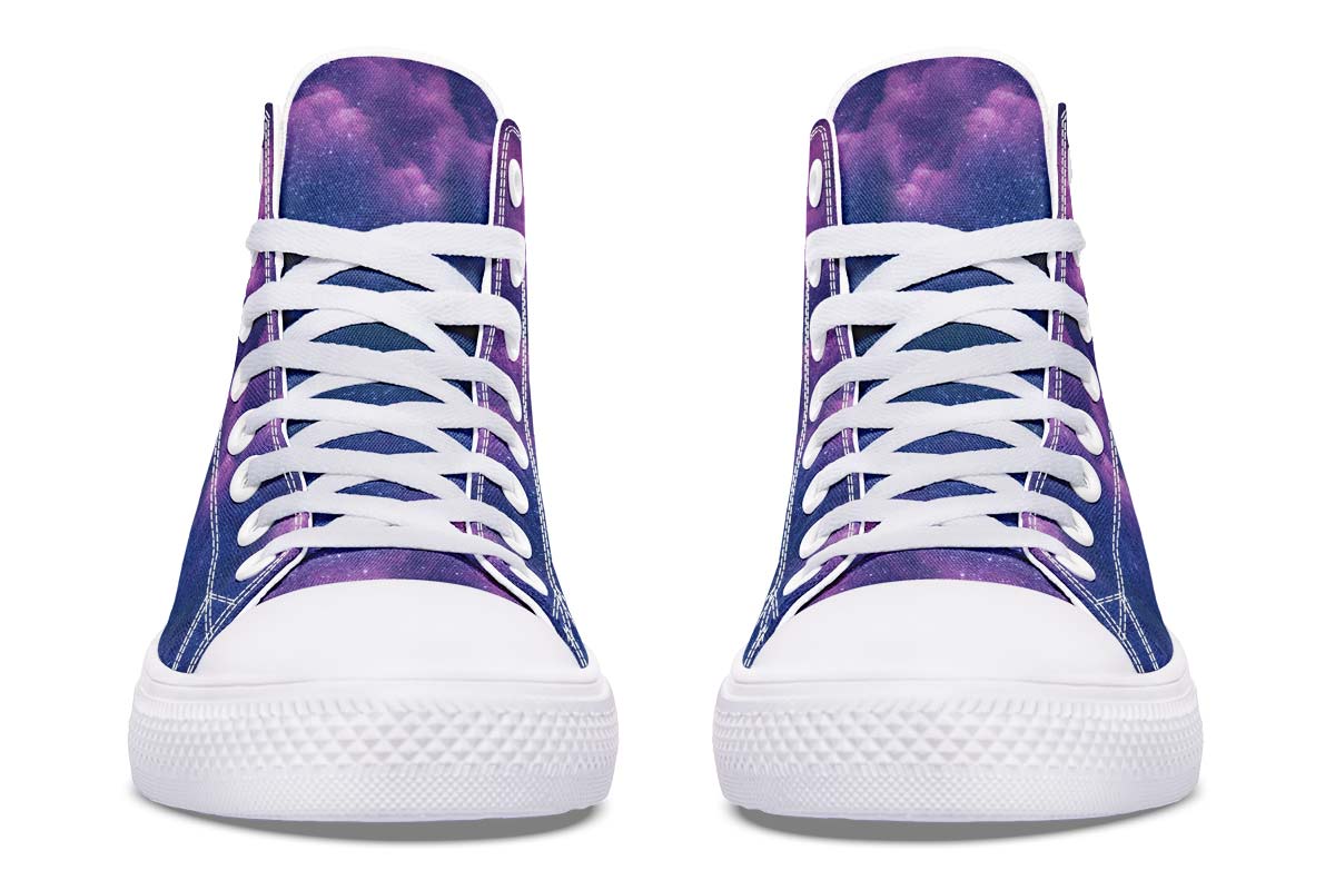 Printed Couple High-top Canvas Shoes