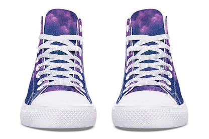 Printed Couple High-top Canvas Shoes