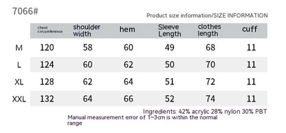 Men And Women Couple Crew Neck Casual Sweater