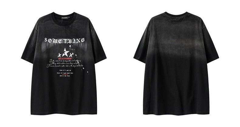 Washed And Worn Short Sleeve for Men