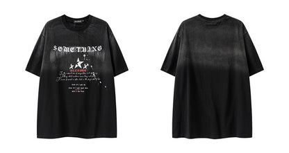 Washed And Worn Short Sleeve for Men
