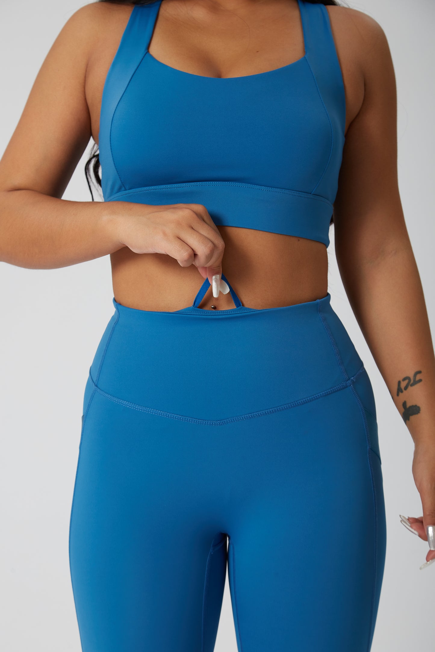 2 piece of workout yoga sets Fitness Woman Gym Clothing  Sport bra high waist legging tracksuit yoga outfits