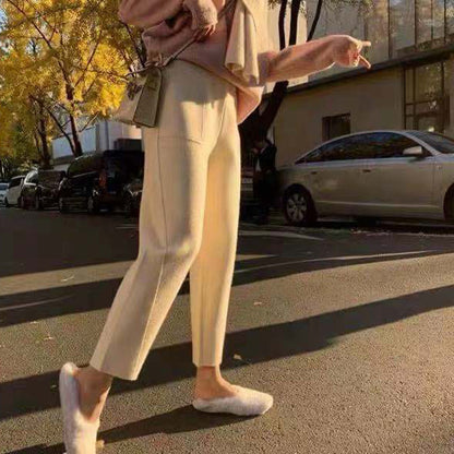 Women's Fashion Casual Loose Slimming High Waist Baggy Pants