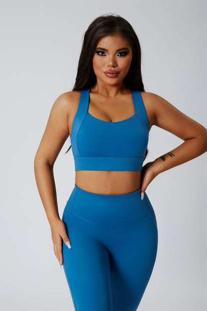 2 piece of workout yoga sets Fitness Woman Gym Clothing  Sport bra high waist legging tracksuit yoga outfits