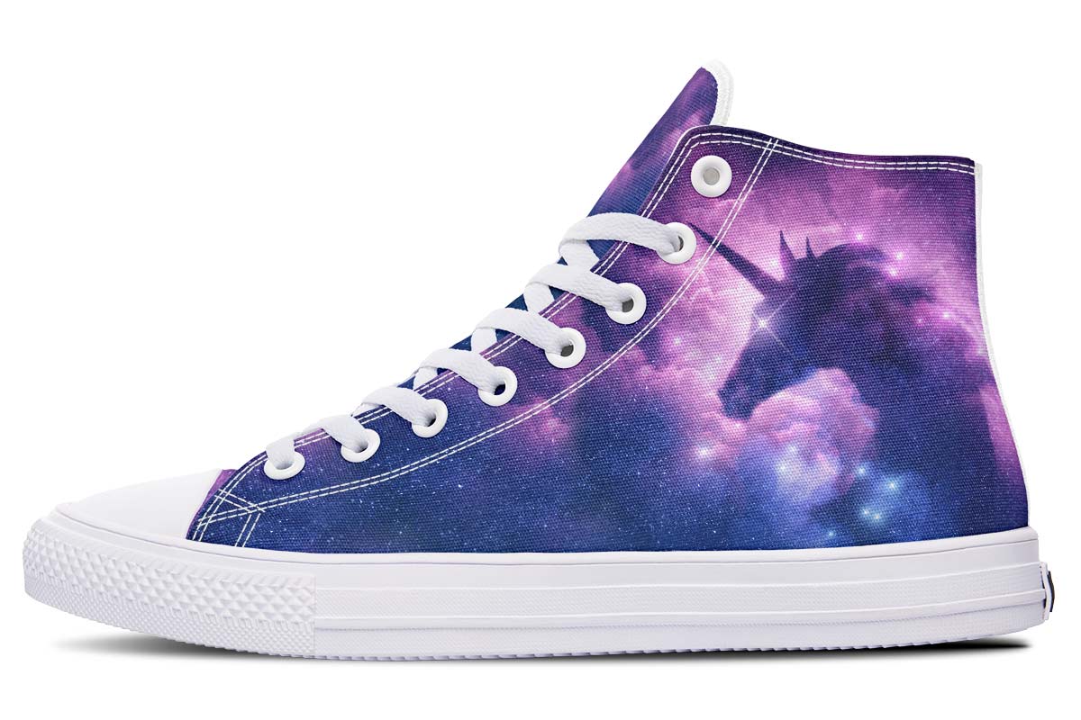 Printed Couple High-top Canvas Shoes