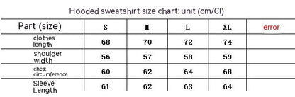 Flame Wood Cotton Puff Print Loose Velvet Padded Hooded Sweatshirt