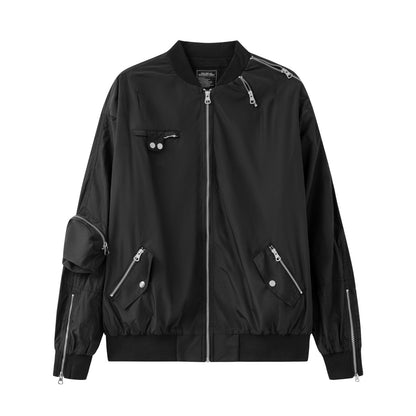High Street Sleeve Workwear Functional Cotton-padded Coat