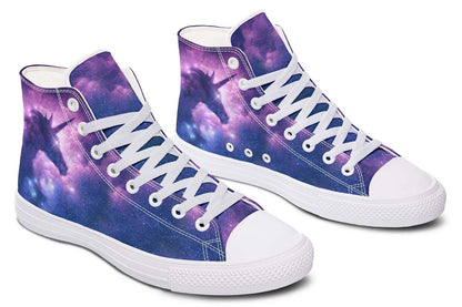 Printed Couple High-top Canvas Shoes