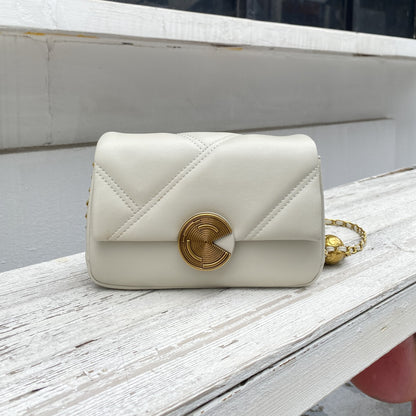 Light Luxury Retro OL Style Single Shoulder Crossbody Bag For Women