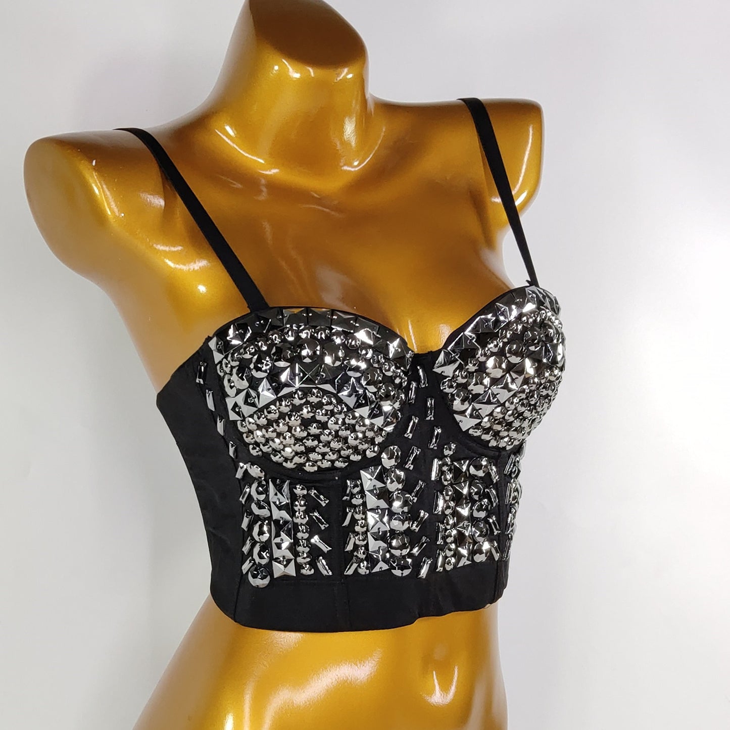 Steel Ring Detachable Shoulder Strap Tube Top
