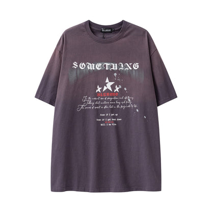 Washed And Worn Short Sleeve for Men