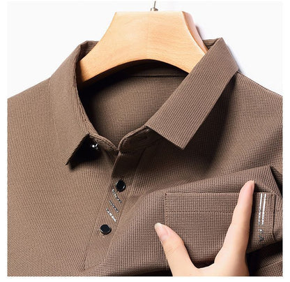 Men's Long Sleeve Cotton Casual Bottoming Shirt