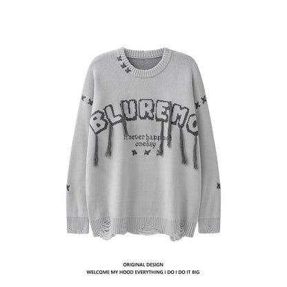 Original Men's And Women's Round Neck Knitted Sweater