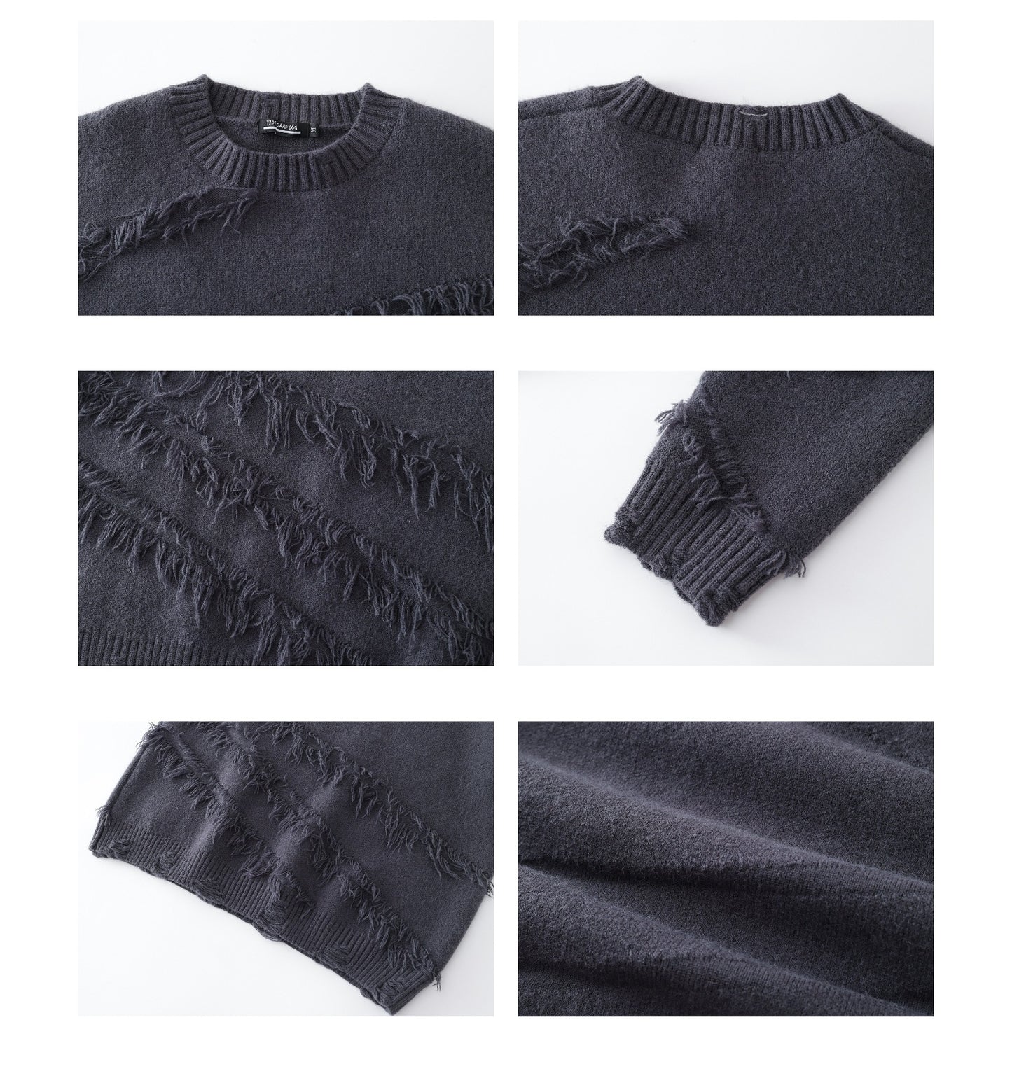 Design Sense Niche Vintage Tassel Sweater Men's And Women's Autumn And Winter Loose Lazy Chic Soft Glutinous Chic Sweater