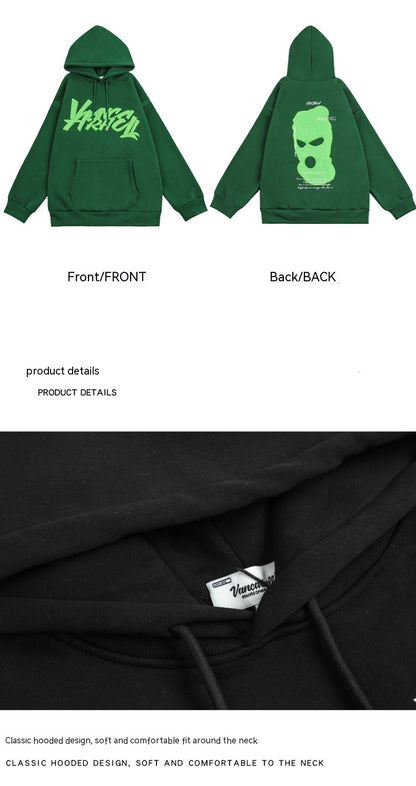 Mexican Bandit Headgear Embroidered Hoodie Fleece Padded Coat