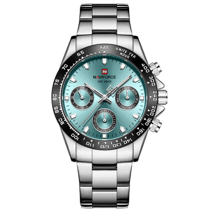 Men's Business Steel Band Water Resistant Quartz Watch