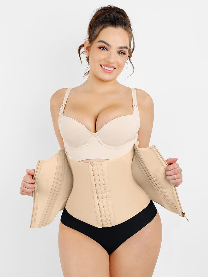 High Compression 15 Built-in Steel Bone Tummy Control Waist Trainer