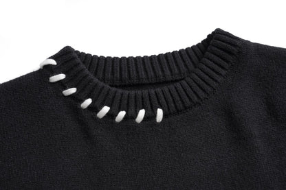 Men's And Women's Casual Round Neck Sweater