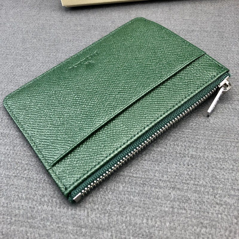 Leather Coin Purse Cowhide Card Case
