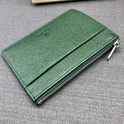 Leather Coin Purse Cowhide Card Case