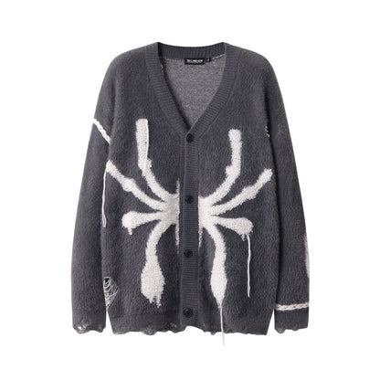 Loose Knitted Cardigan Couple Sweater