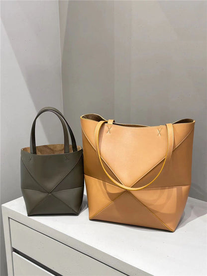 Deformation Geometry Single Shoulder Oblique Span Tote Package