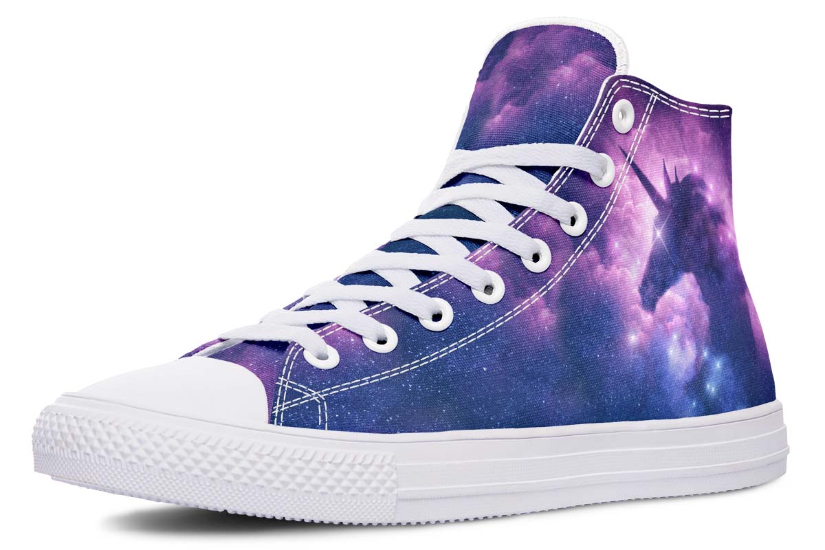 Printed Couple High-top Canvas Shoes