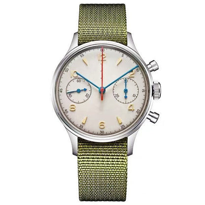 Pot Glass 5 Hand Multifunction Atmospheric Quartz Watch