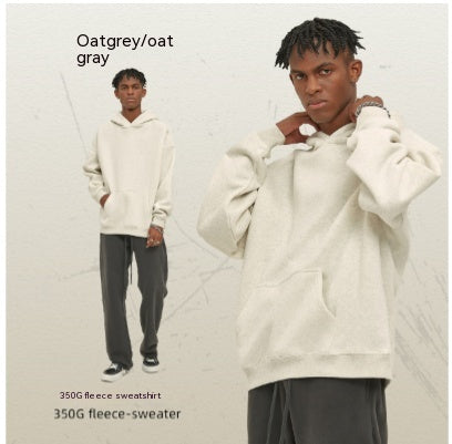 Thick Hooded Trendy Men's Sweater
