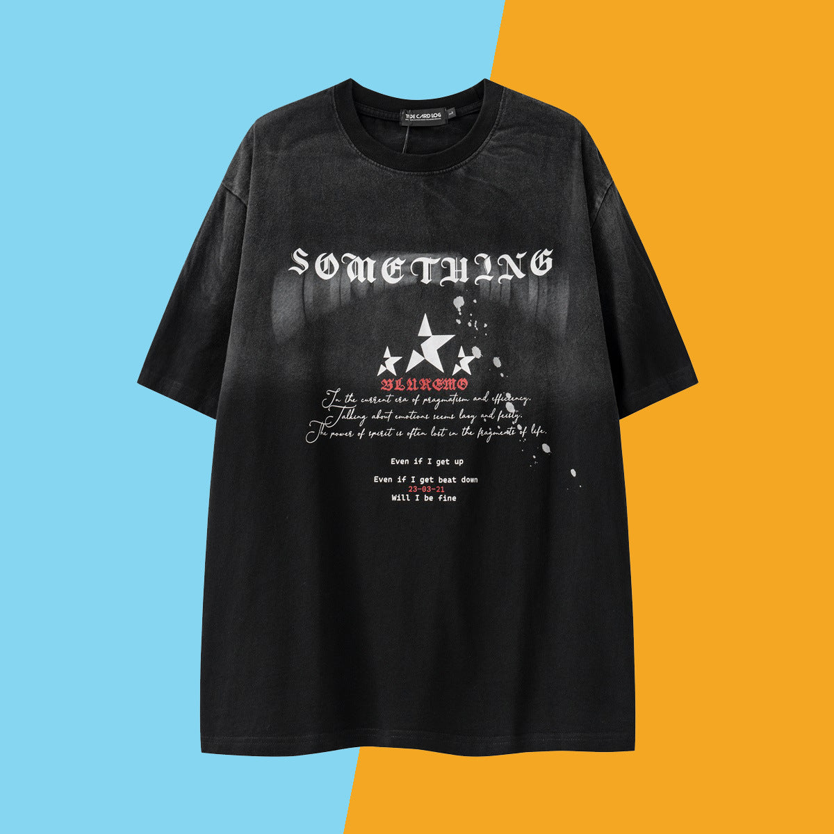 Washed And Worn Short Sleeve for Men