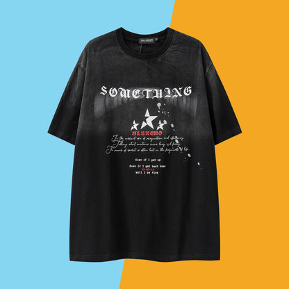 Washed And Worn Short Sleeve for Men