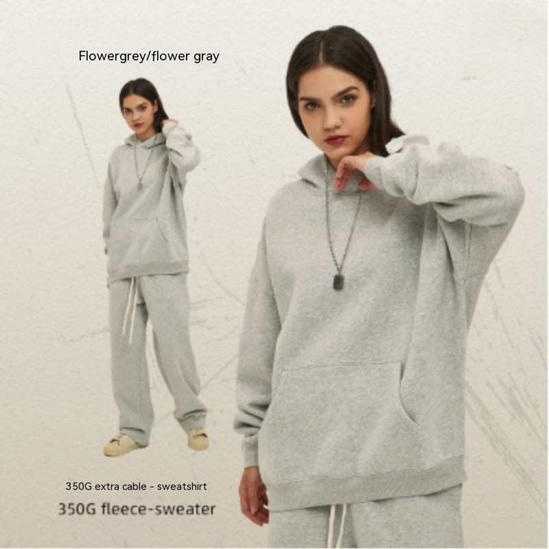 Thick Hooded Trendy Men's Sweater