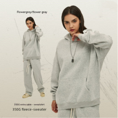 Thick Hooded Trendy Men's Sweater
