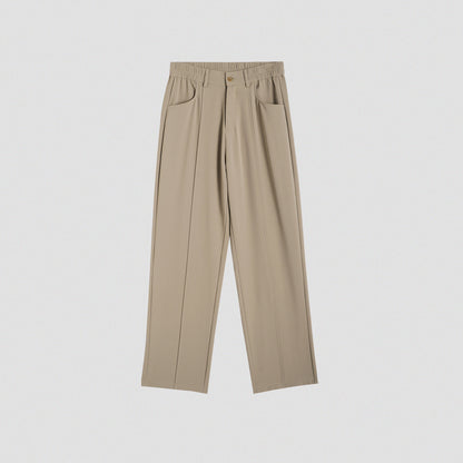 Trendy Solid Color Casual Pants Men