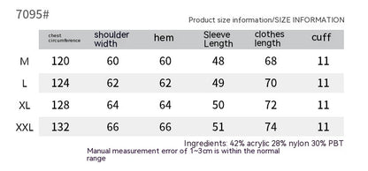 Men And Women Couple Crew Neck Casual Sweater