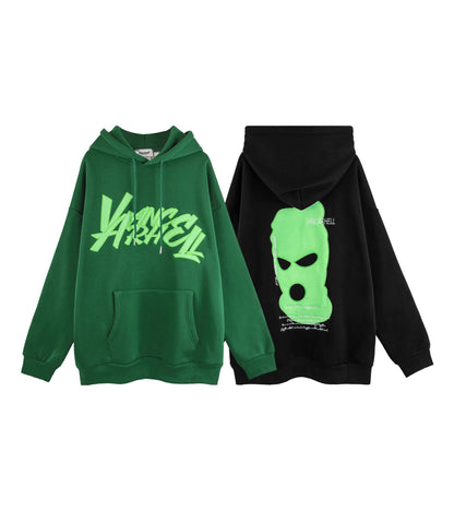 Mexican Bandit Headgear Embroidered Hoodie Fleece Padded Coat