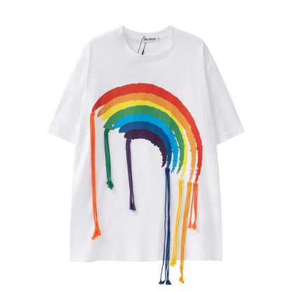 Decorative Casual Loose Trendy T-shirt