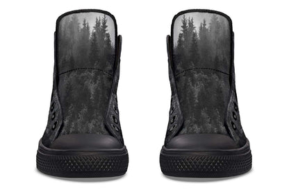 Printed Couple High-top Canvas Shoes