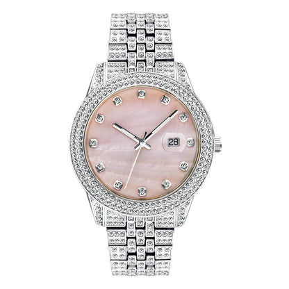 Fashion Hip Hop Diamond Watch Full Diamond Luminous