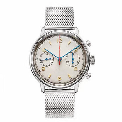 Pot Glass 5 Hand Multifunction Atmospheric Quartz Watch