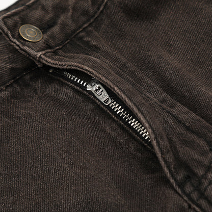 Loose Personality Straight Long Jeans