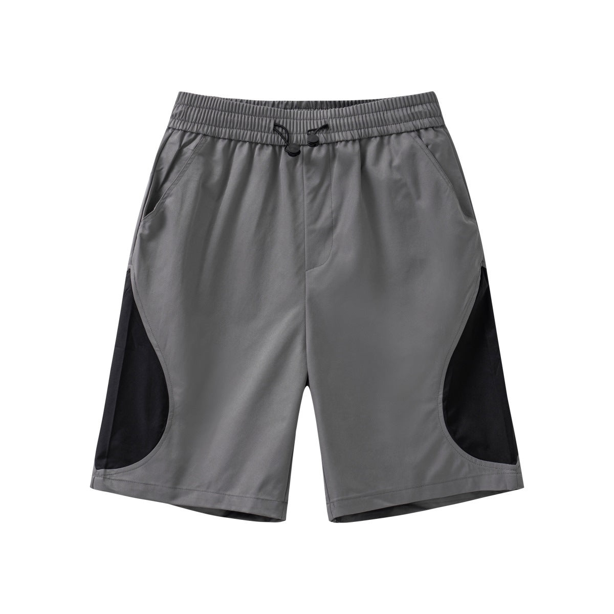 Mechanical Style Color Matching Elastic Straight Cargo Pants