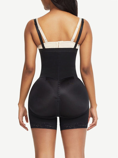 Pretty Detachable Straps Side Zip Faja Body Shaper