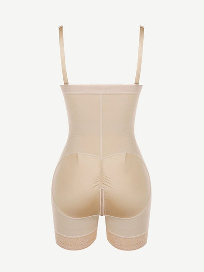 Pretty Detachable Straps Side Zip Faja Body Shaper