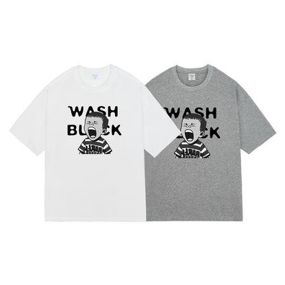 Retro Loose Short-sleeved T-shirt For Men And Women