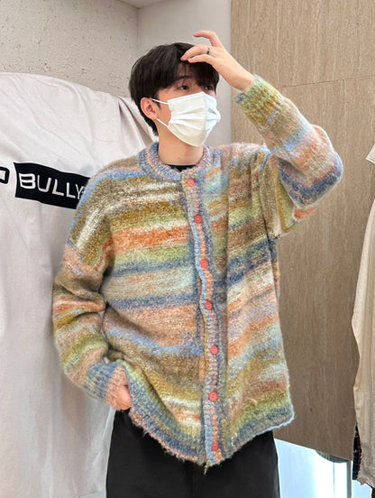 Autumn Contrast Color Pattern Sweater